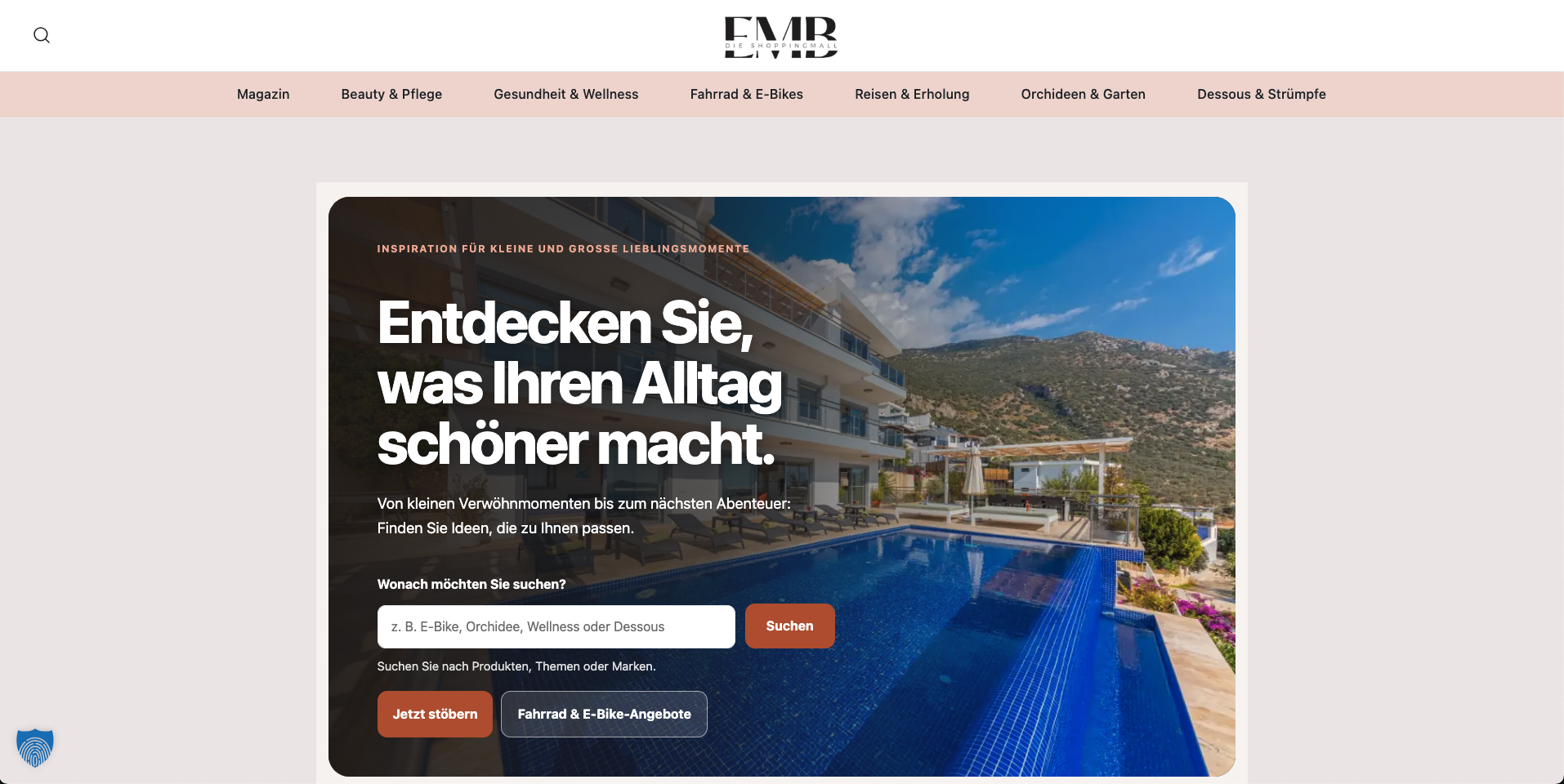 Webdesign Die Shoppingmall