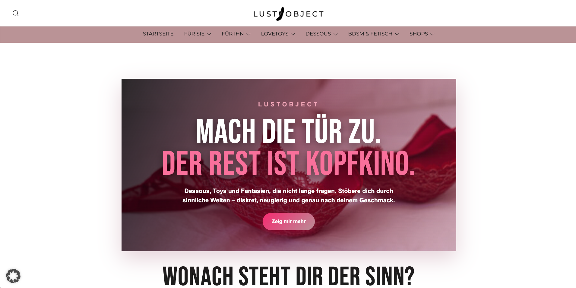Webdesign LustObject